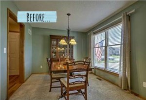 Dining Room Before and After