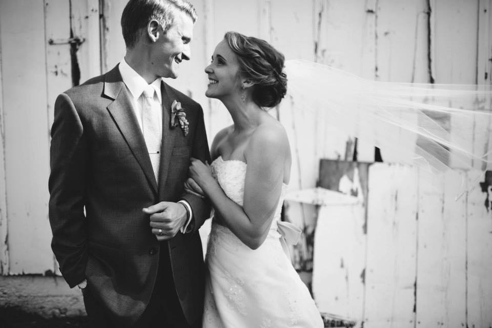 Wedding Portrait, Rustic barn wedding