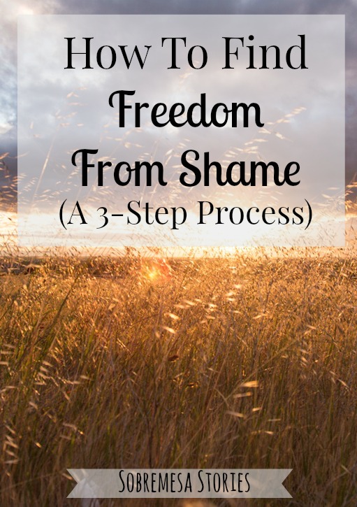 Shame can be an overwhelming cycle, but these three steps are helping me to break free of the cycle and find freedom from shame.