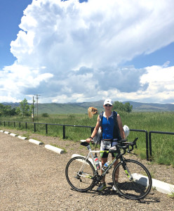 Boulder Bike Pose