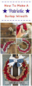 How To Make A Patriotic Burlap Wreath Sobremesa Stories