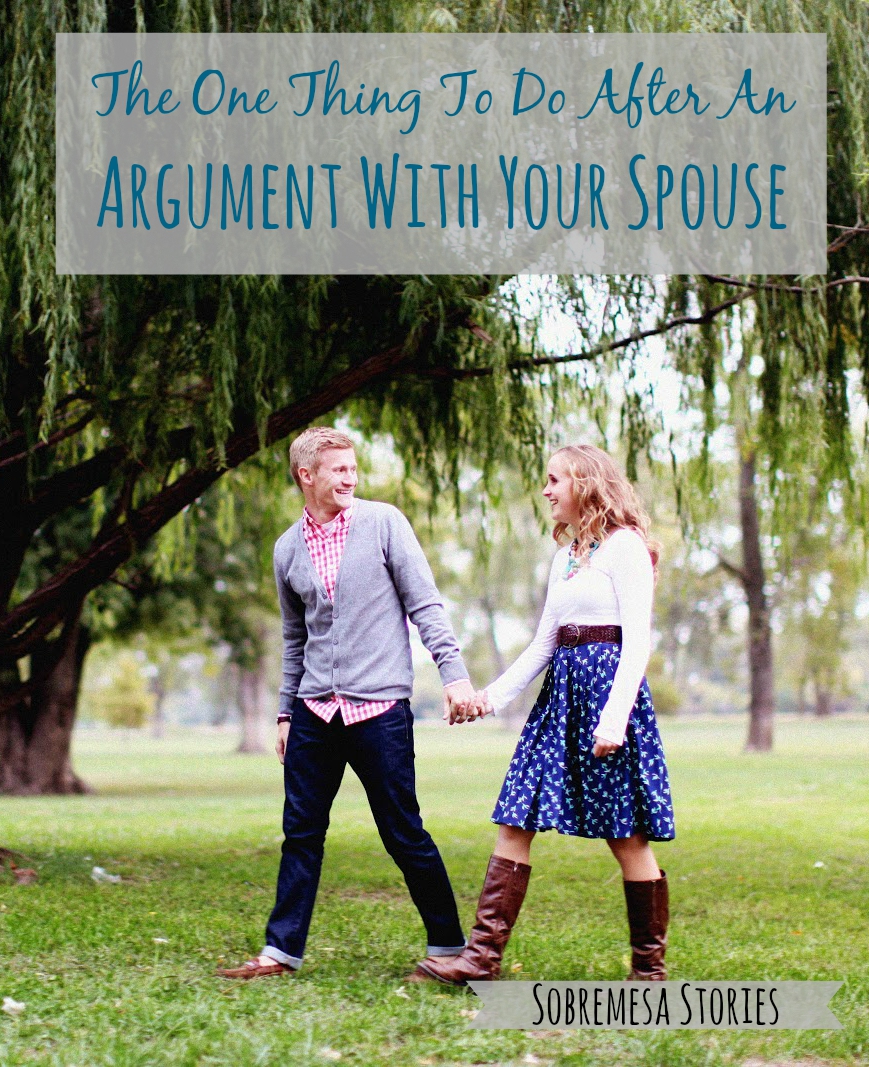 What To Do After An Argument With Your Spouse
