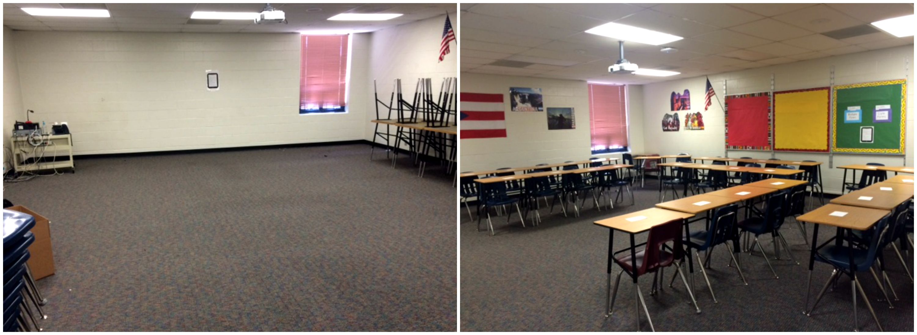 Friday Classroom Before After