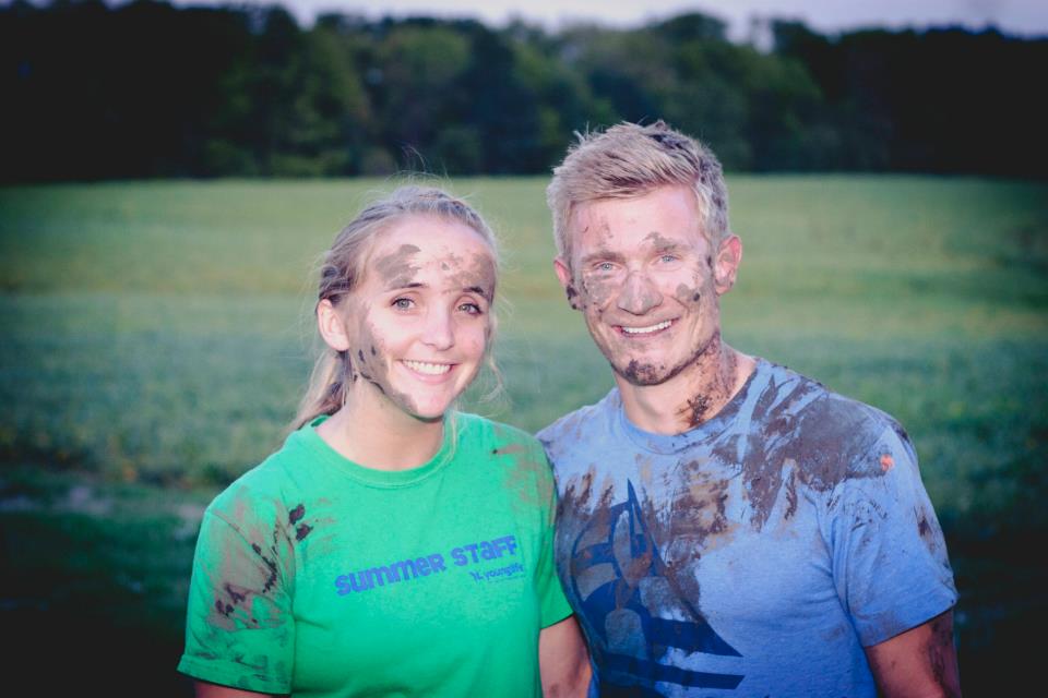 At a local Young Life "Muckfest" in 2013