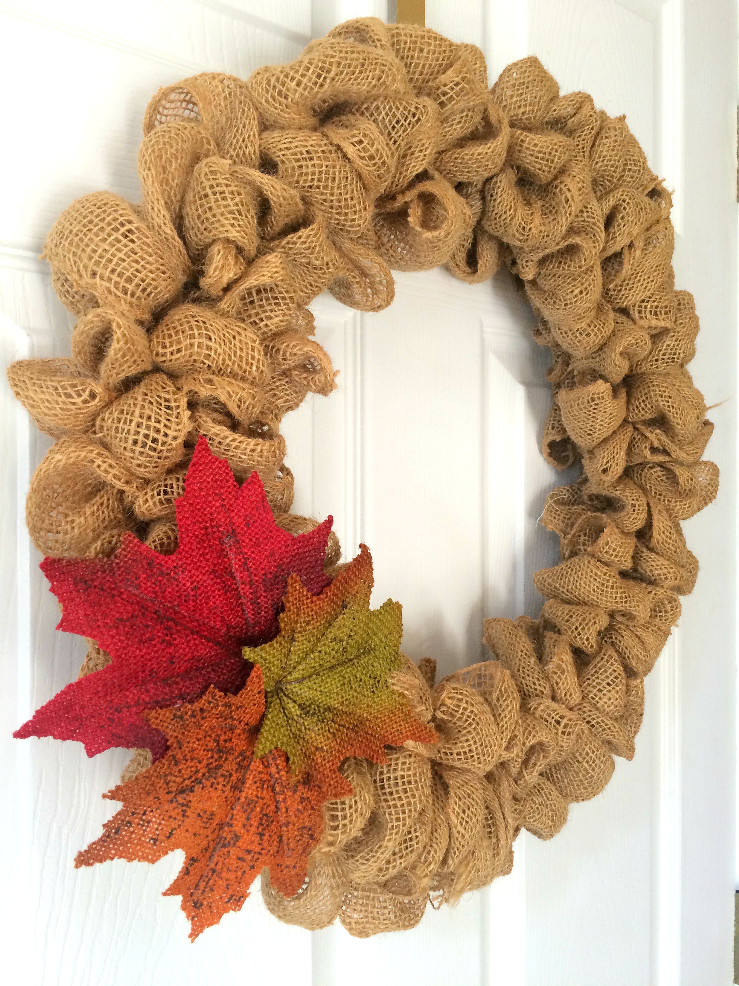 This rustic fall burlap bubble wreath is simple, beautiful, easy to make, and involves just a few materials. Check out this post for the easy step-by-step tutorial! 