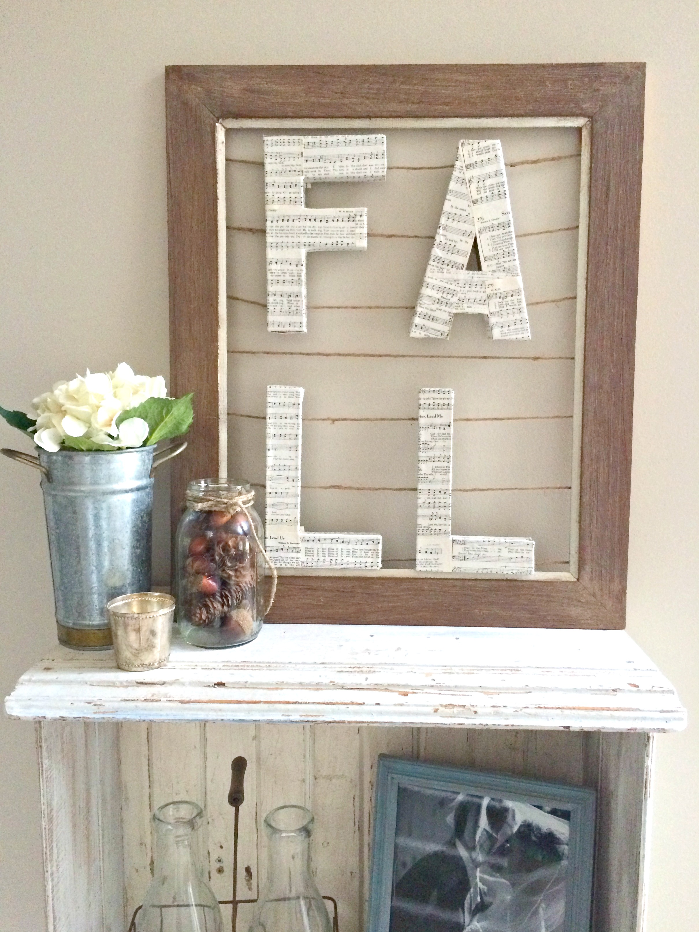 This neutral fall sign is a unique project to add some cozy charm to your fall decor! And so easy too!