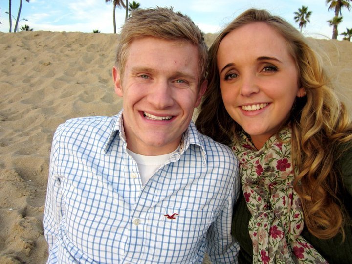 We snapped this picture in Huntington Beach when Jordan visited me in Cali just one month after we started dating. That was FIVE Christmas's ago! 