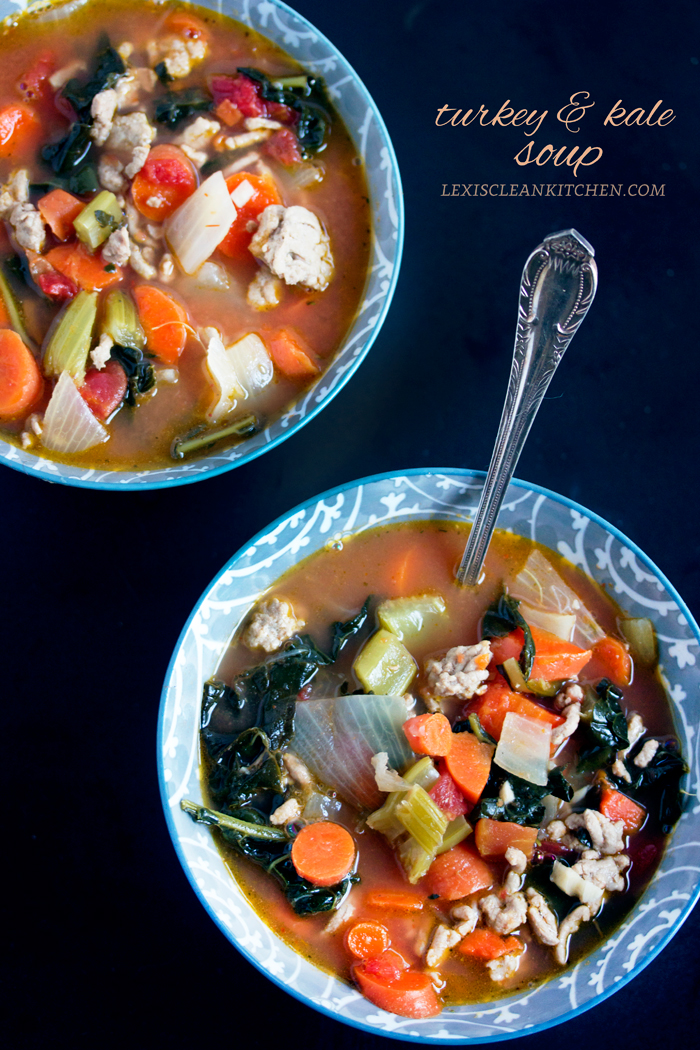 Lexi's Clean Kitchen Turkey Kale Soup