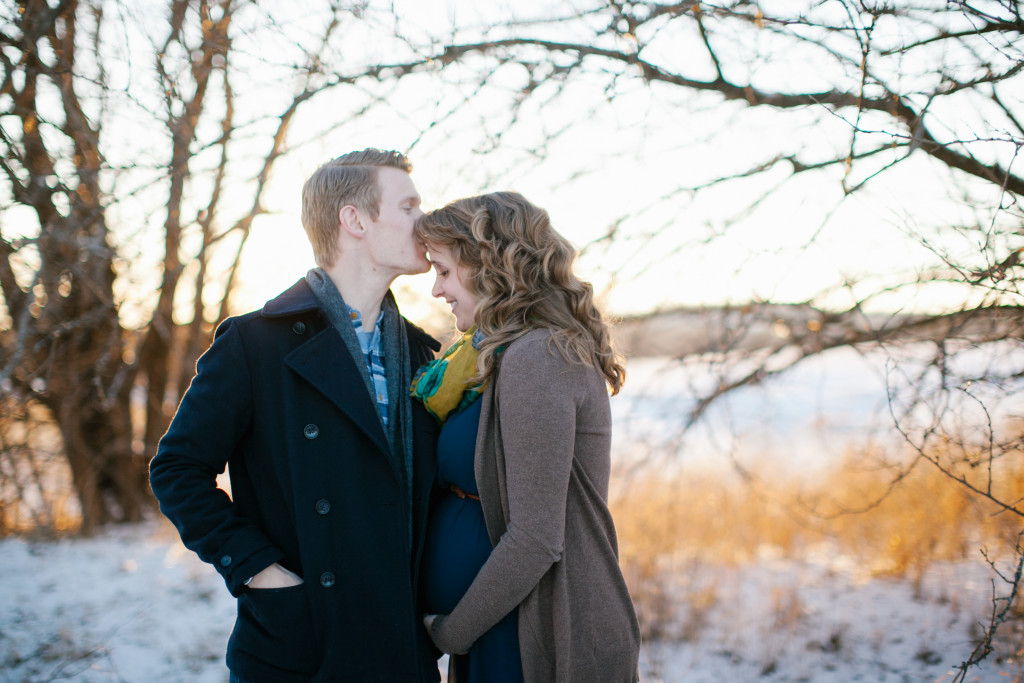 Cozy, Winter Maternity Pictures