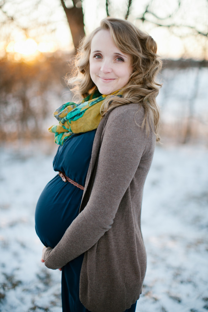 Cozy, Winter Maternity Pictures