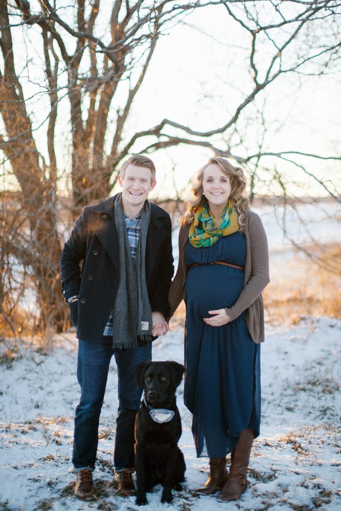 Cozy, Winter Maternity Pictures 