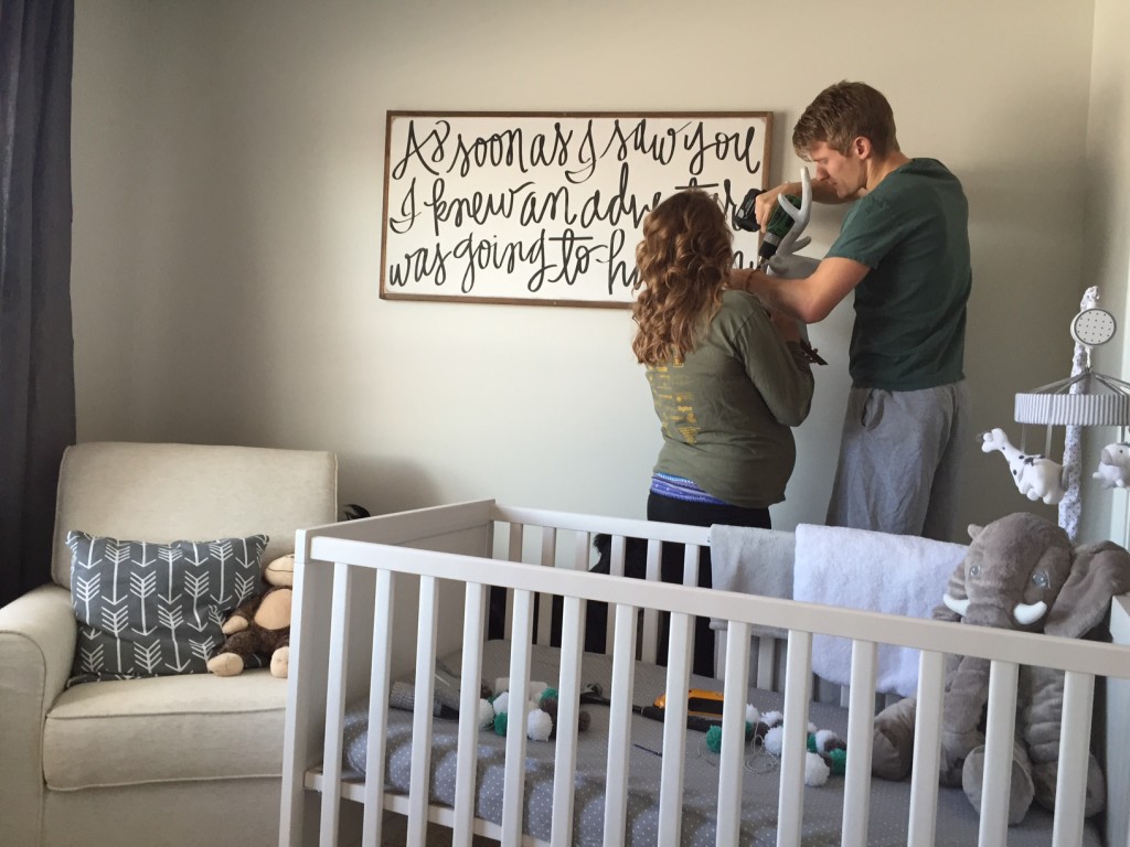 Eight Month Pregnancy Update Nursery Progress