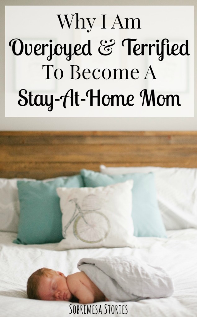 Being a stay at home mom is a privilege and joy but this article talks about why it's okay to be scared to stay home with children too!