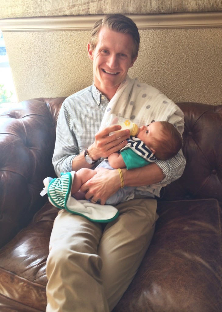 Caleb's First Wedding With Dad