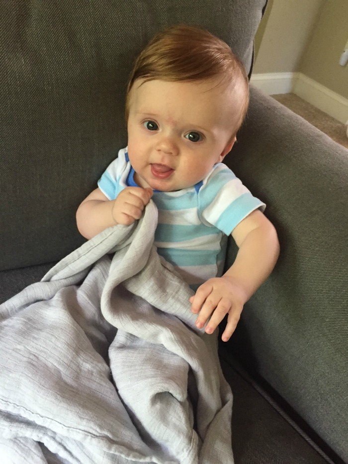 Caleb's Five Month Update Blanket