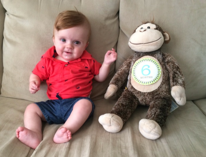 Caleb's Six Month Update Sticker Picture