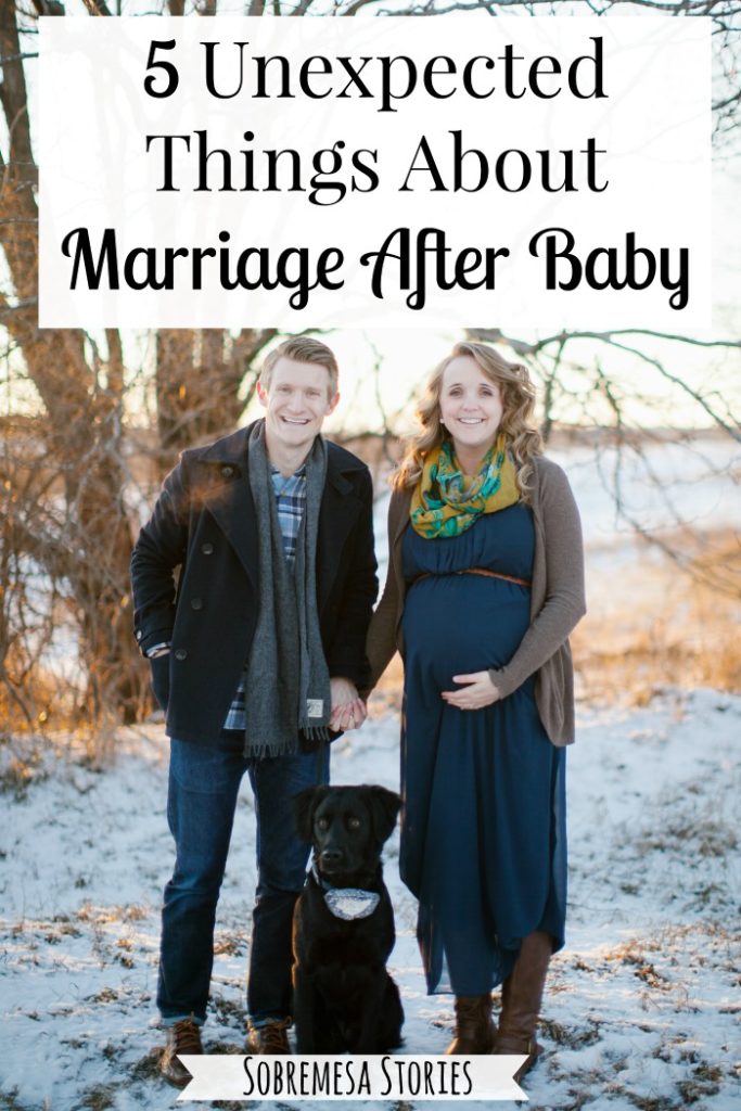 Marriage after baby has been so different than I expected. If you're expecting a little one, these are great things to look forward to!