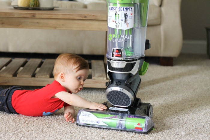 Five Reasons I've Loved Having A Pet And A Baby With A Bissell Pet Hair Eraser Vaccuum