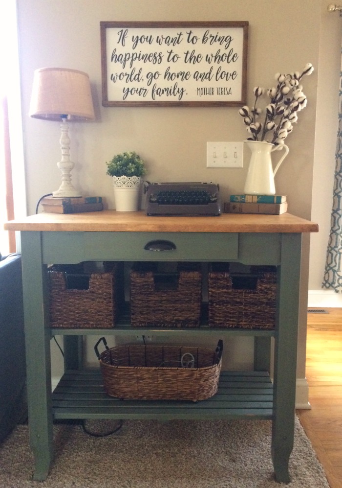 Kitchen And Living Room Nook