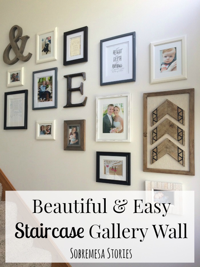 Beautiful And Easy Staircase Gallery Wall From Sobremesa Stories