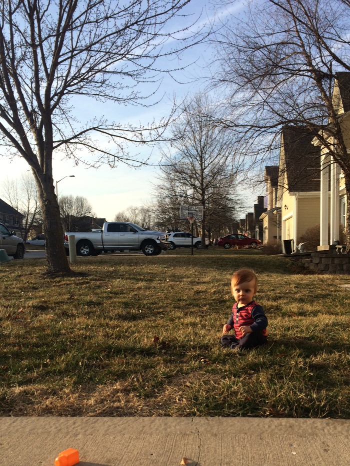 Caleb Twelve Month Update Front Yard