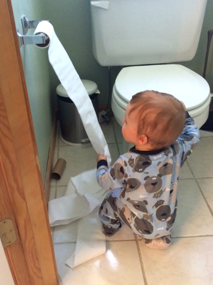 Caleb Twelve Month Update Toilet Paper