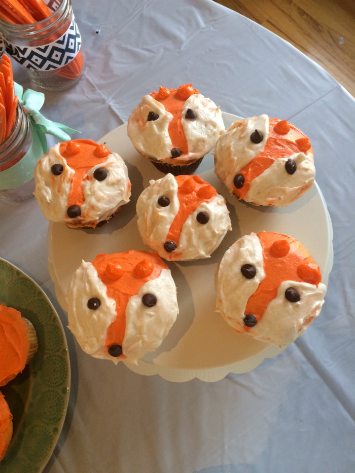 Woodland Party Fox Cupcakes