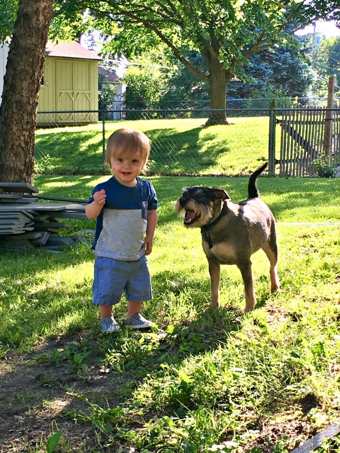 Caleb Outside Missy's