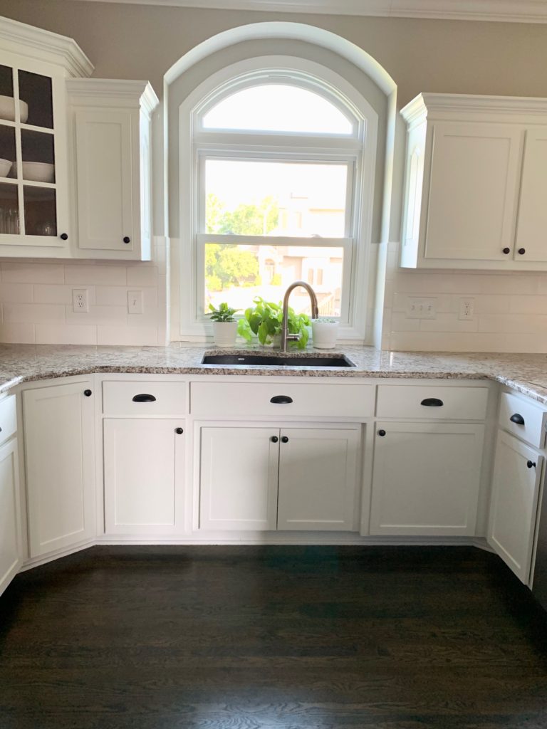 Sobremesa Stories Farmhouse Kitchen Makeover Whole Kitchen White Cabinets Black Hardware