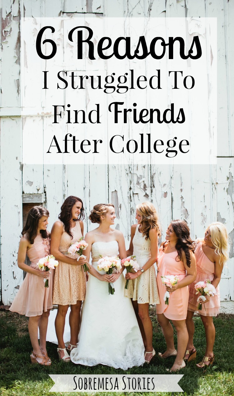 Finding friends after college is hard and these six things I did made it even harder. Check out this post to read how I overcame these obstacles!